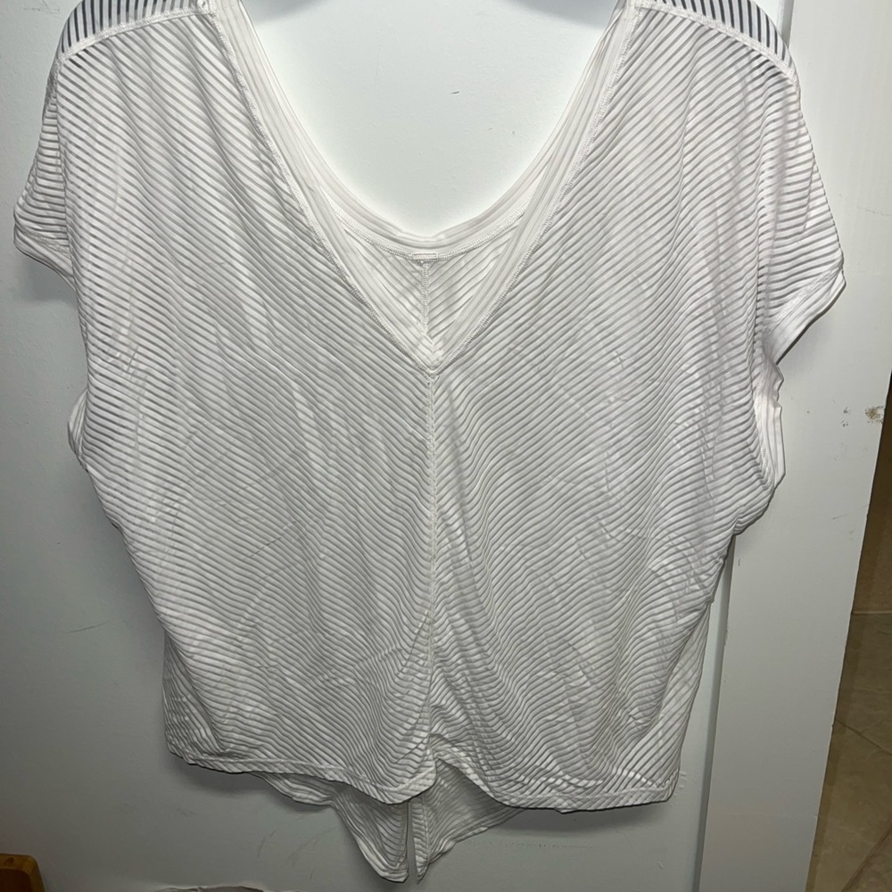Lululemon tie back sheer shirt